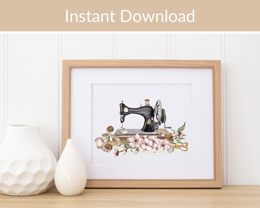 Printable Sewing Room Wall Art, Sewing Room Decor, Craft Room Art