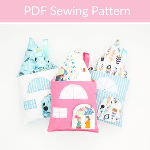 Tooth Fairy Pillow Sewing Pattern: House with Pocket (PDF Pattern)