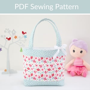 Child's Tote Bag PDF Sewing Pattern