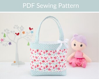 Child's Tote Bag PDF Sewing Pattern