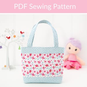 Girls Bag Sewing Pattern, Toddler Purse Pattern