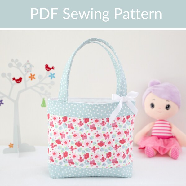 Kids Tote Bag Sewing Pattern