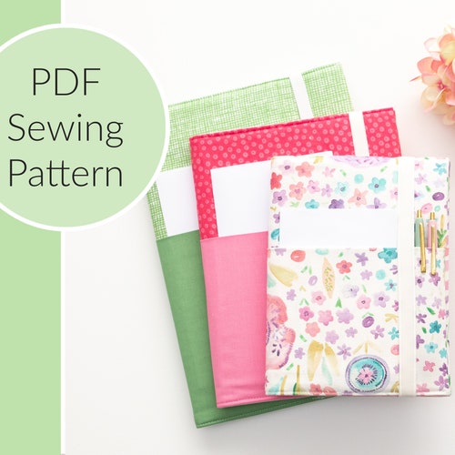 A5 Journal Cover PDF Sewing Pattern Easy Notebook Cover to Etsy