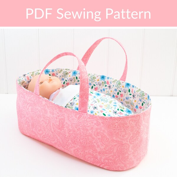 Doll Carry Cot Basket Pattern Etsy doll-carry-cot-basket-pattern-etsy