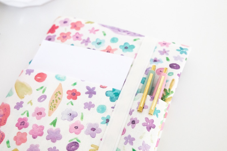 DIY Planner Cover Fabric Notebook Cover PDF Sewing Pattern Etsy