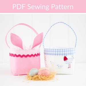 Easter Basket PDF Sewing Pattern