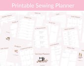 Printable Sewing Planner, Sewing Organiser Instant Download PDF