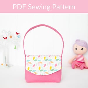 Patrón de costura para bolso de niña: Monedero infantil en PDF