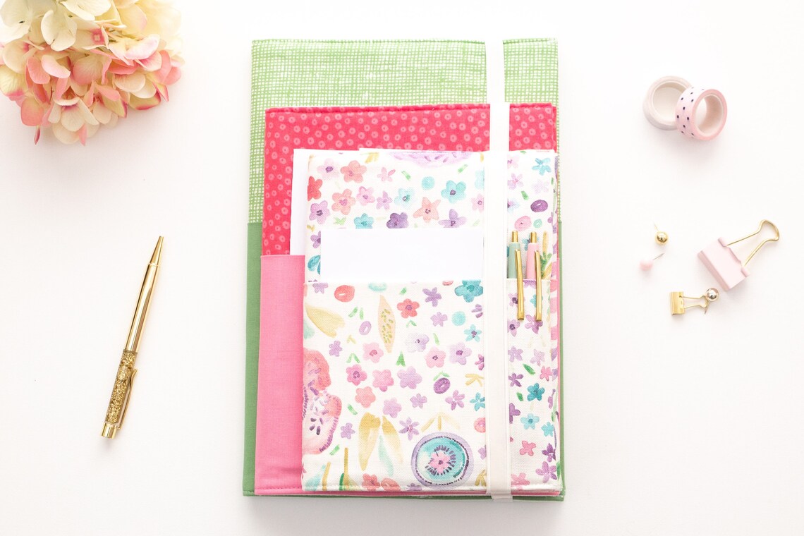 Composition Book Cover Sewing Pattern Set of Fabric Book Etsy