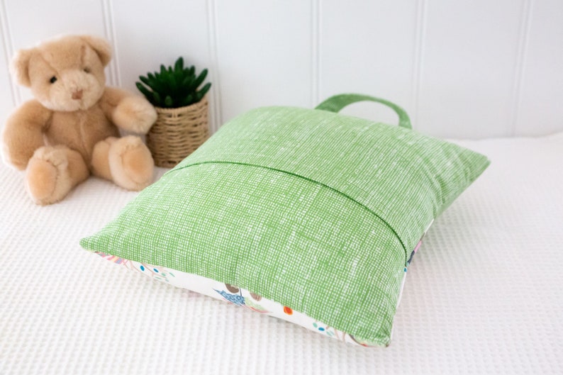 Book Pillow PDF Sewing Pattern Reading Cushion DIY Pocket Etsy