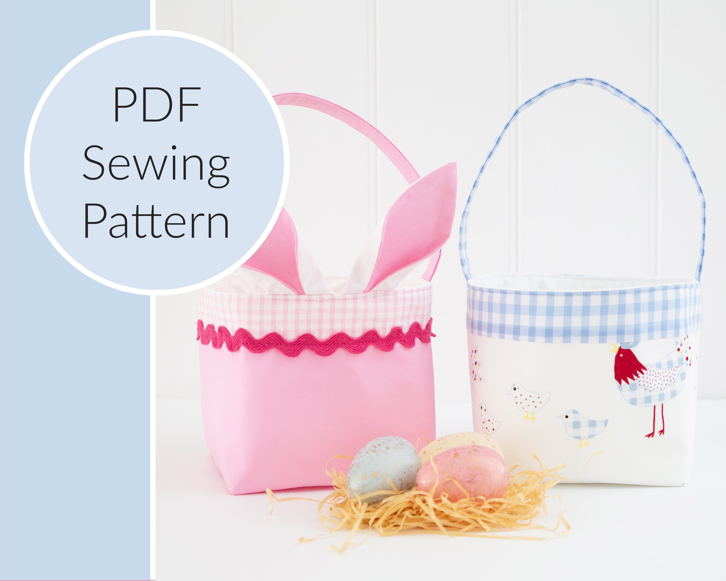 DIY Easter Basket Sewing Pattern | Etsy