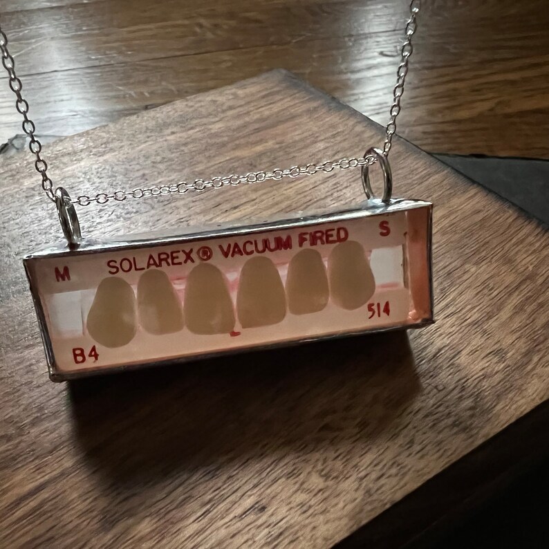 Vintage Denture Tooth Teeth Model Set Handmade OOAK Unique Etsy