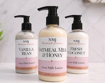 Goat Milk Body Lotion with Shea Butter | Lightweight & Moisturizing | Multiple Scents Available