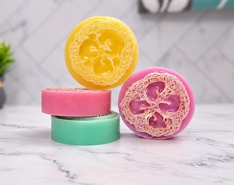 Exfoliating Loofah Soap Bar | Multiple Scents Available