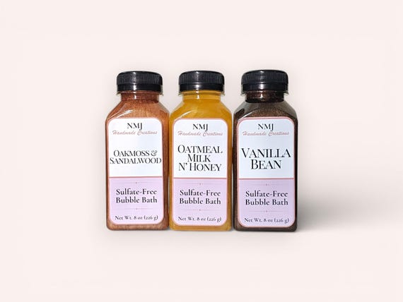 Bubble Bath – 15 Scents | Creamy Foaming Soak