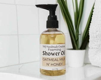 Oatmeal Milk N Honey Foaming Shower and Bath Oil