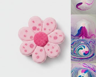 Cherry Blossom Bath Bomb | Bath Bombs For Kids | Hidden Color Surprise Inside