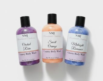 Creamy Body Wash | Shower Gel | Handmade Bath & Body