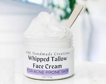 Whipped Tallow Face Cream For Acne Prone Skin