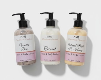 Body Lotion with Shea Butter | Lightweight & Moisturizing | Multiple Scents Available