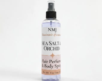 Sea Salt & Orchid Body Spray | Hair perfume | Fragrance Body Mist | Alcohol Free