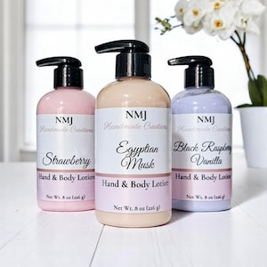 Body Lotion | 15 Scent Choices | Moisturizing Lotion with Shea Butter | Vegan Skincare & Self Care Gift