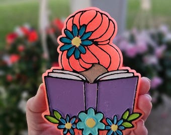 Book Lover Freshie | Floral Car Freshener, A Thousand Dreams Scent