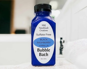 Black Raspberry Vanilla Bubble Bath - Sulfate Free Formula