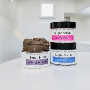 Exfoliating Sugar Scrub - Customizable Scent - 6 Oz