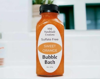 Sweet Orange Bubble Bath - Sulfate Free Formula