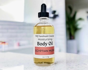 Egyptian Musk Body Oil or Massage Oil - 4 oz