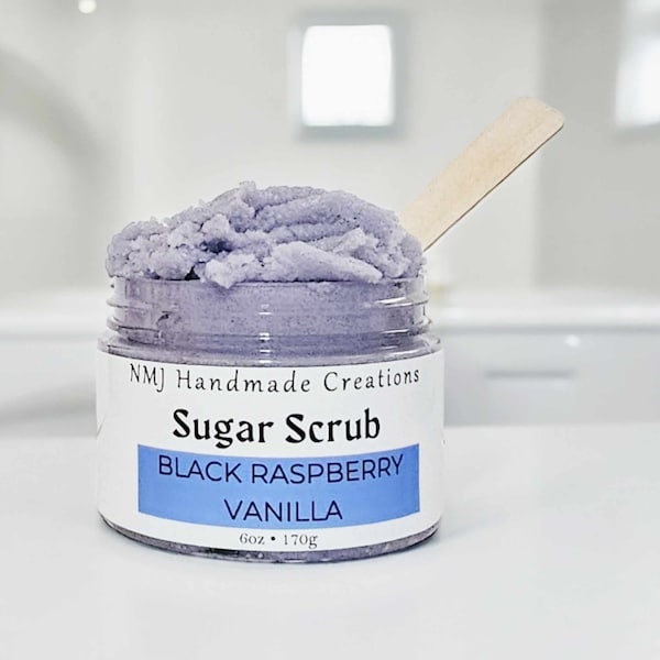 Black Raspberry Vanilla Sugar Scrub - 6 oz