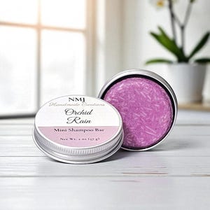 Mini Shampoo Bar With Travel Tin | 18 Scent Choice | TSA Travel Friendly