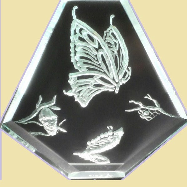 Butterfly, Engraved, High quality, Finest Details. Special Gift. Symbol of  Transformation,New Life, Rebirth, Peace, the Life of Jesus.