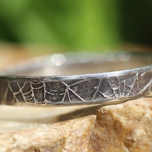 Spiderweb Ring * Solid Sterling Silver * Stacking Band* Any Size