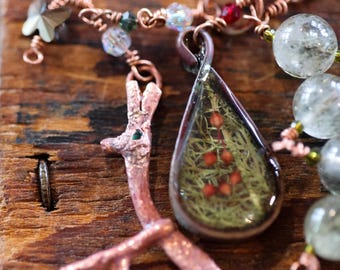 Pagan prayer beads * Manifestation*  Cernunnos*  Witches Ladder * One of a kind* Druid Beads