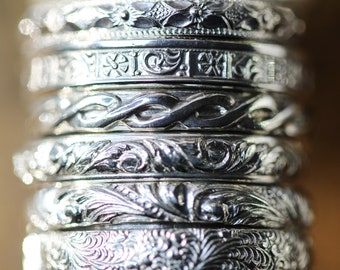 Sterling Silver Stacking Ring *Choose Any Ring* Stacker Ring * Silver Stackers *SOLID Sterling Silver *ANY SIZE