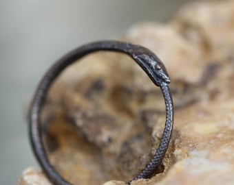 Ouroboros Sterling Silver Snake Ring*  Serpent Stacker* Any Size