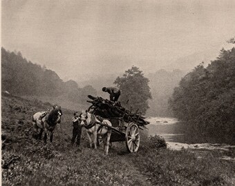 1905 Photogravure, Edward Hepburn, Paisaje, Pictórica Británica