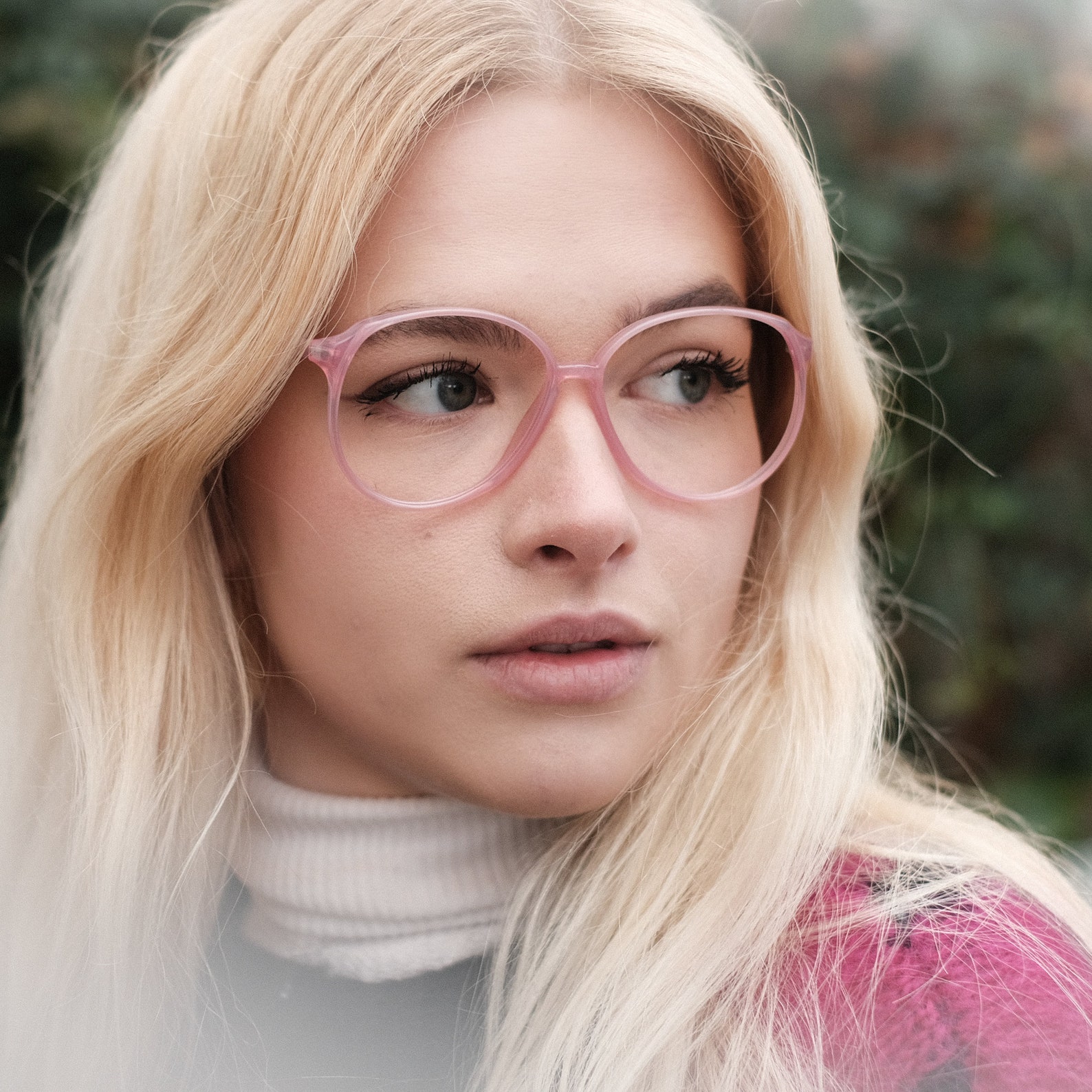 Pink Eye Glasses by Rodenstock / Pink Glasses Frames / Retro Etsy