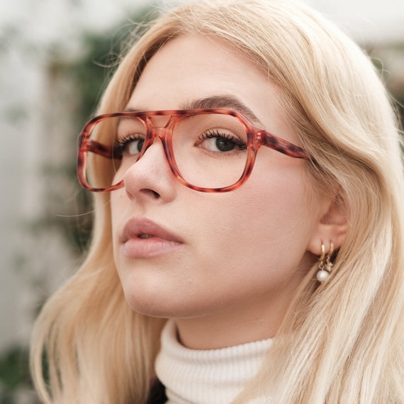 90s Vintage Eye Glasses by Brulimar / Preppy Retr… - image 3