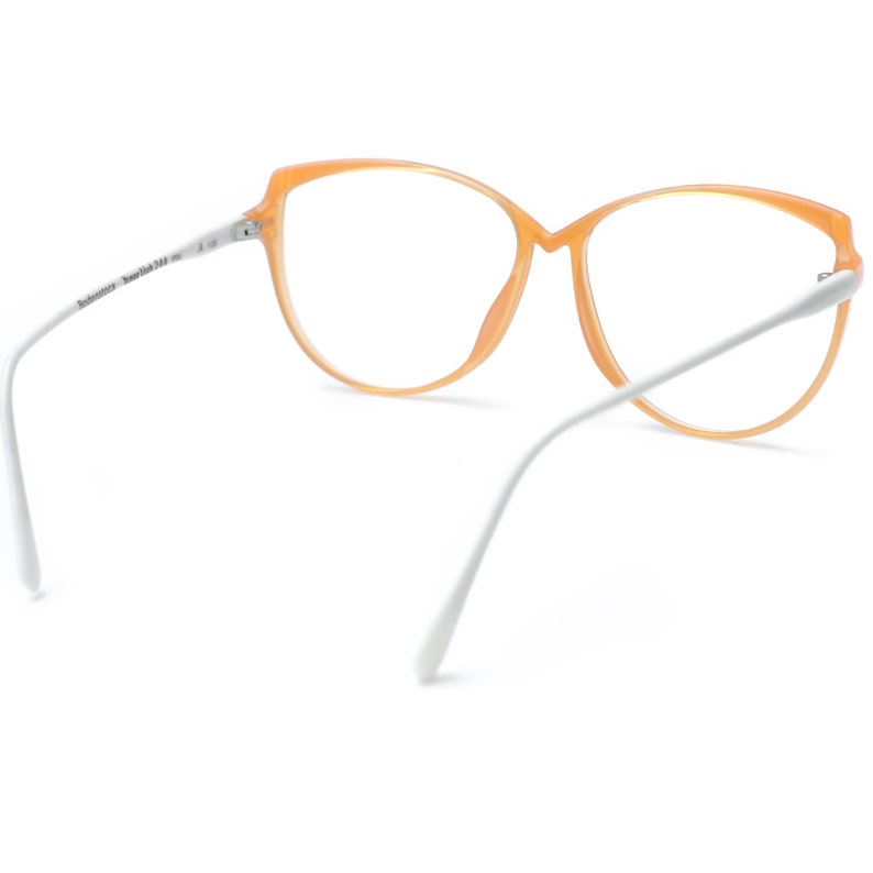 Vintage Eyeglasses by Rodenstock  80s Orange Glasses Frames  Retro Eyewear  80s Round Glasses Frames  Oversized Vintage Frames