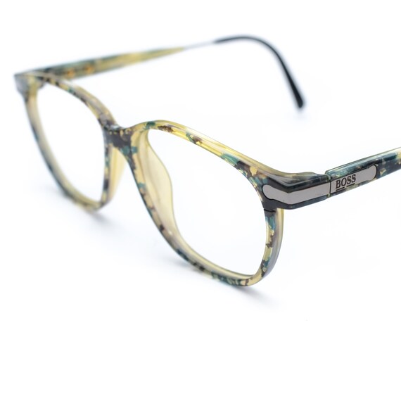 Hugo Boss Eyeglasses in Camo Green Mottle // Boss… - image 8