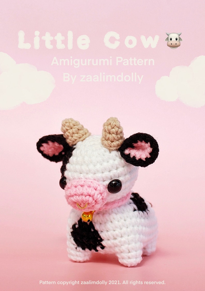 PATTERN Amigurumi Little Cow 