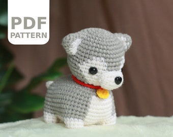 PATTERN Amigurumi Siberian Husky