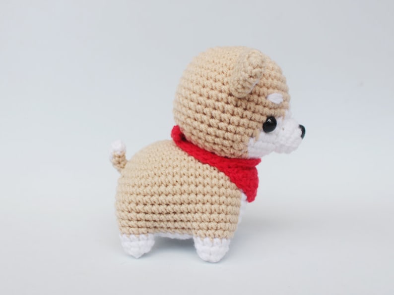 PATTERN Shiba Inu Crochet Amigurumi Doll PDF Crochet Pattern Etsy