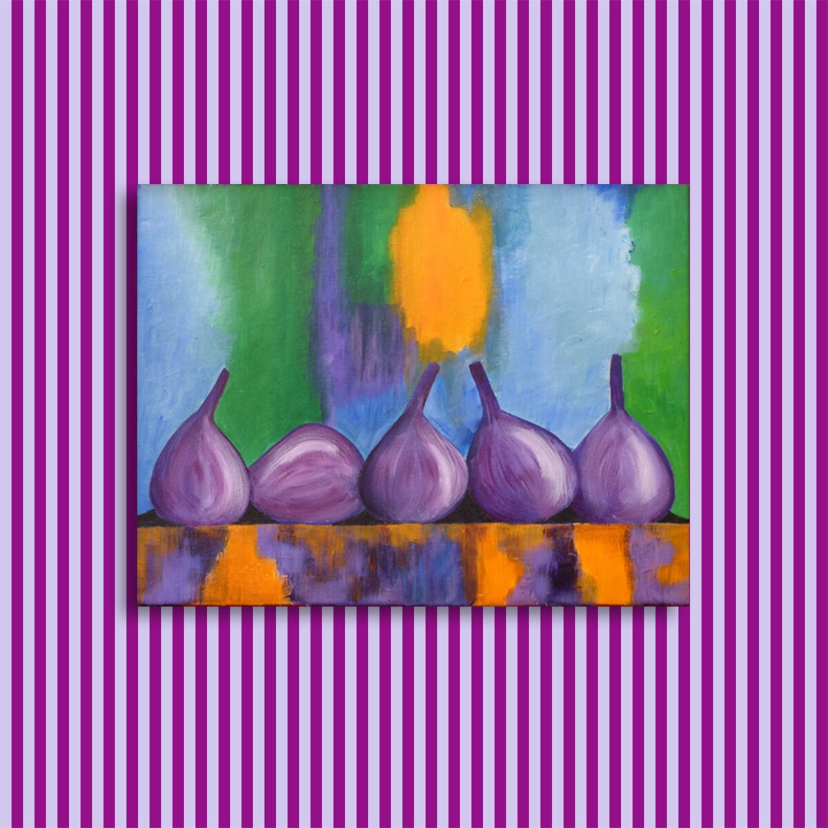 Fruit artwork Contemporary art Fruit art Fruits painting Etsy