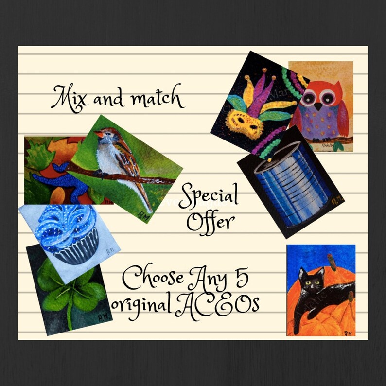 Scorpio ACEO original acrylic miniature painting Scorpio artist card Zodiac sign Colorful ACEO Zodiac sign art Scorpio art card