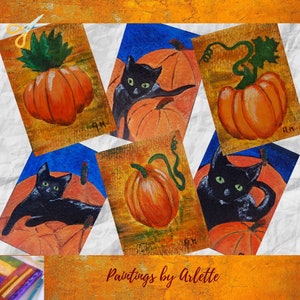 Cartes d'halloween, téléchargement numérique, téléchargement instantané