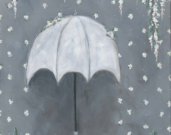 Umbrella Printed Canvas